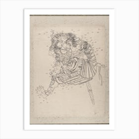 Samurai, Katsushika Hokusai 1 Art Print