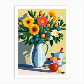 Flowers In A Vase 41 Art Print