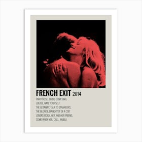 French Exit 2014 Poster 1 Art Print