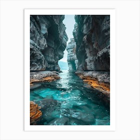 Fjords In Iceland Art Print