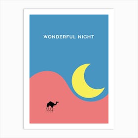 WONDERFUL NIGHT Art Print