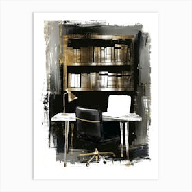 Office Desk 1 Art Print