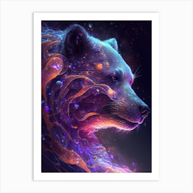 Galaxy Bear Art Print
