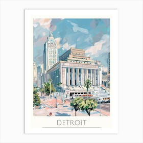 Detroit City Hall Art Print