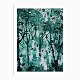 Women In The Forest Art Print