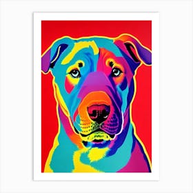 Chinese Shar Pei Andy Warhol Style Dog Art Print