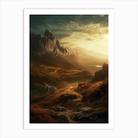 Landscape Painting 7 Art Print