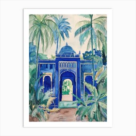 Blue Gate Art Print