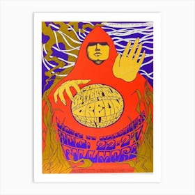 A Cream Fillmore Auditorium Concert Poster Bg 79 Art Print