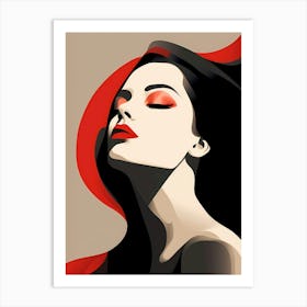 Portrait Of A Woman Art Print