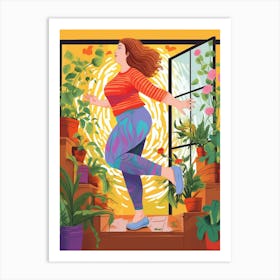Body Positivity I Feel Like Dancing Matisse Inspired 5 Art Print