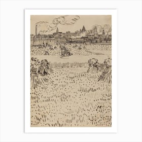 The Harvest (1888), Vincent Van Gogh Art Print