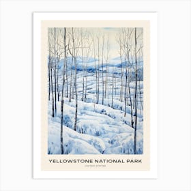 Yellowstone National Park United States 1 Poster Art Print