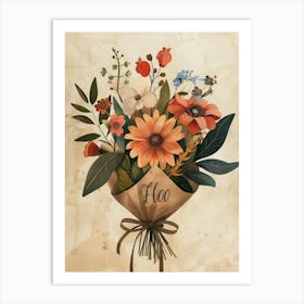 Bouquet Of Flowers 12 Art Print