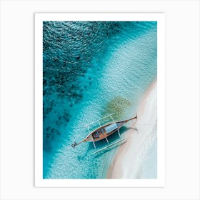 Boat On The Beach Art Print