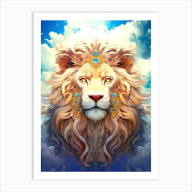 Lion In The Sky 6 Art Print