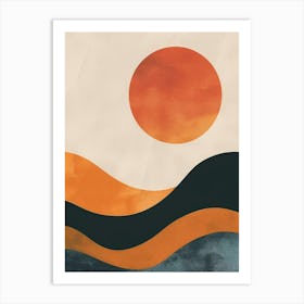 Sunset In The Sky 3 Art Print