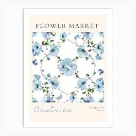 Flower Market art 9 Art Print