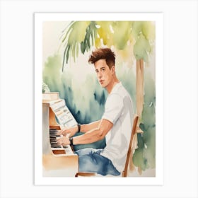 Charlie Puth 7 Art Print