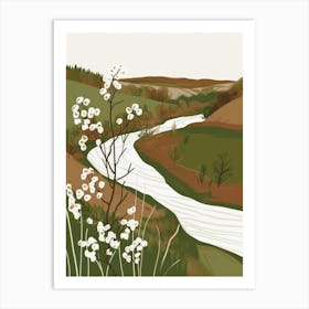 River Valley 1 Art Print