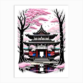 Japanese Pagoda Art Print