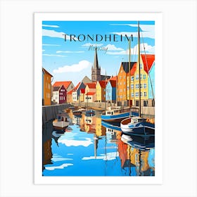 Trondheim Travel Norway Art Print