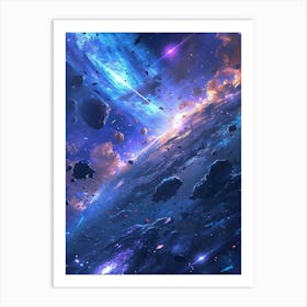 Space Wallpaper 15 Art Print