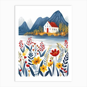 House By The Lake 2 Art Print