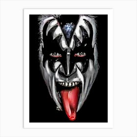 Kiss Painting Art Print