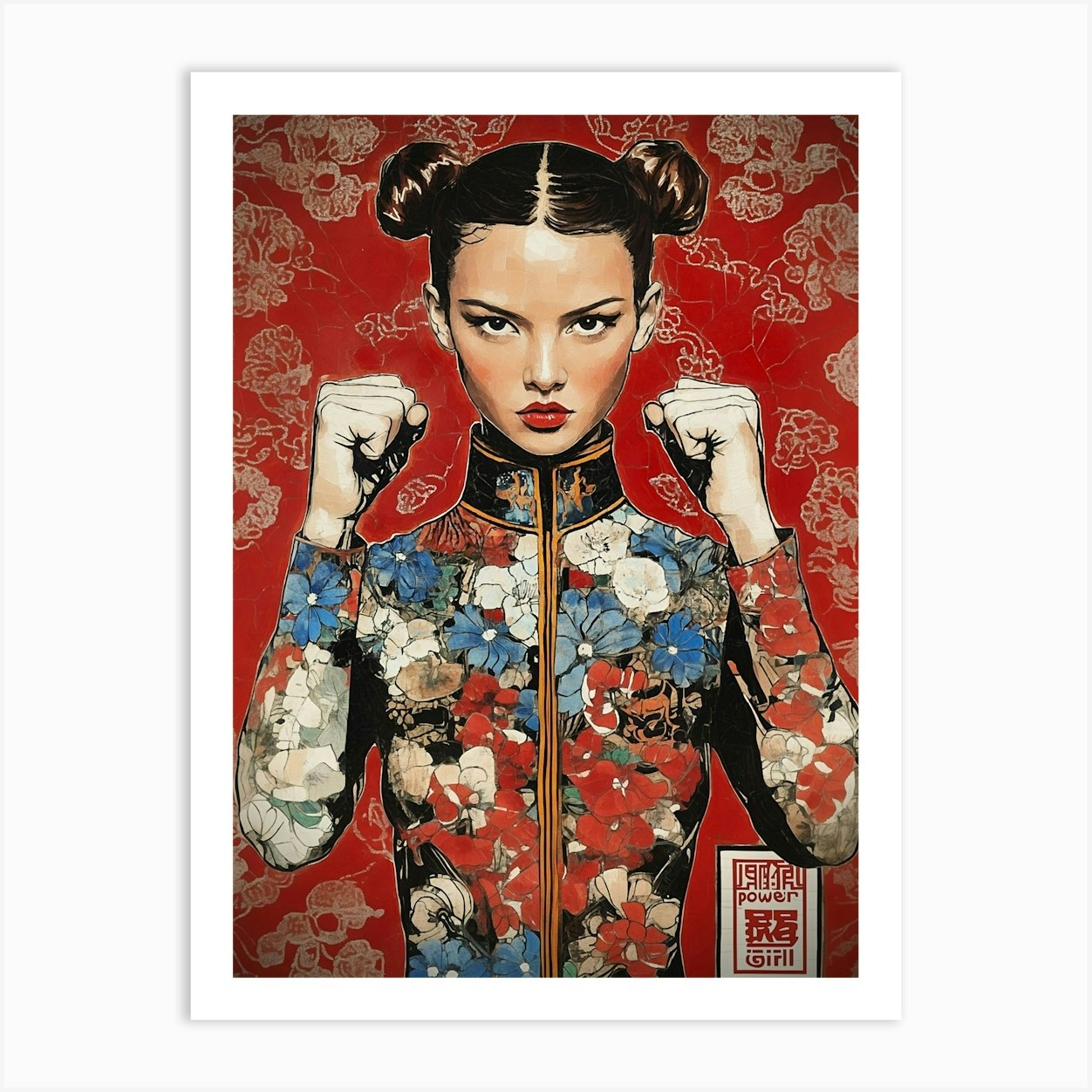 Girl Power Art Print by Lika Ramati
