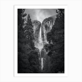 Waterfall Forest 4 Art Print