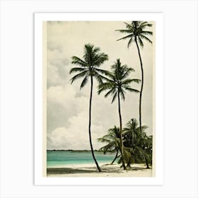 Bantayan Island Beach Philippines Vintage Art Print