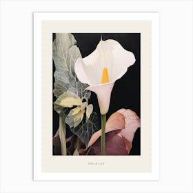 Flower Illustration Calla Lily 2 Poster Art Print