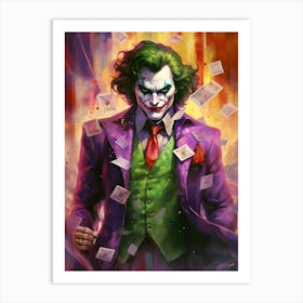 Joker Painting Art Print