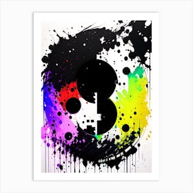 Splatter Painting 15 Art Print