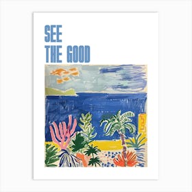 See The Good Poster Seascape Dream Matisse Style 4 Art Print