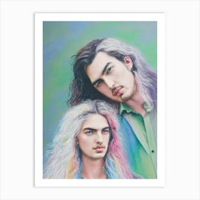 Hozier Colourful Illustration Art Print