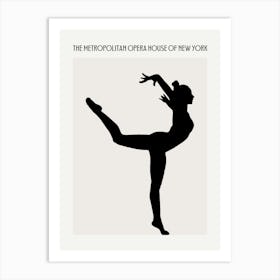 Metropolitan Opera House Of New York Ballet Art Print