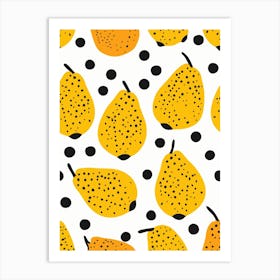 Pear Pattern 1 Art Print