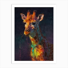 Giraffe 101 Art Print