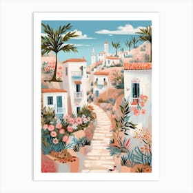 Ibiza Spain 10 Illustration Art Print