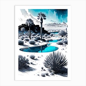Desert Landscape 9 Art Print
