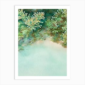 Acropora Microphthalma Storybook Watercolour Art Print