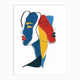 Portrait Of Women 2 Art Print