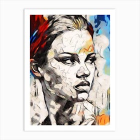 Portrait Of A Woman 60 Art Print