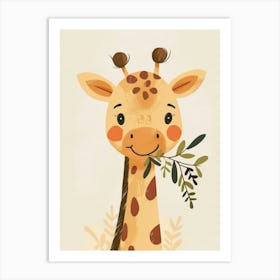 Cute Giraffe 2 Art Print