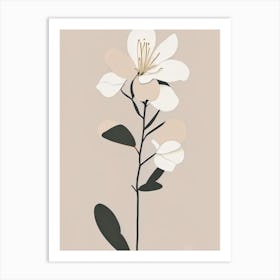 Azalea Wildflower Simplicity Art Print