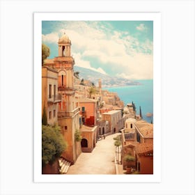 Small Italian Village, Summer Vintage Photography Art Print