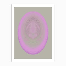 Pastel Harmony Lilac Art Print