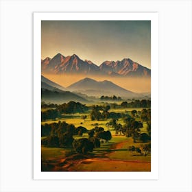 Chitwan National Park Nepal Vintage Poster Art Print